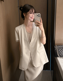 Apollo no-collar summer jacket