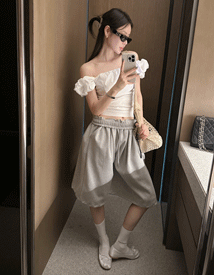 Dear smoke puff blouse