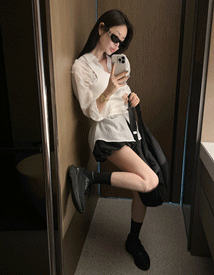 Coats satin balloon pants
