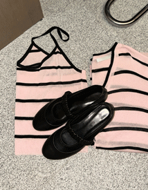 Noten ballet flat shoes ♩