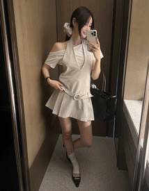 Scrunchie set dress