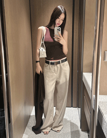 Natural beige linen denim