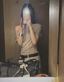 Drape shirring boat tee