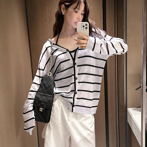 Roel stripe cardigan