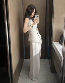 Cynical linen long pants