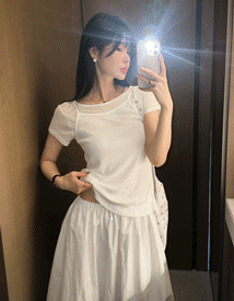Wash layered tee