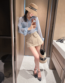 Lizzy pouch skirt pants