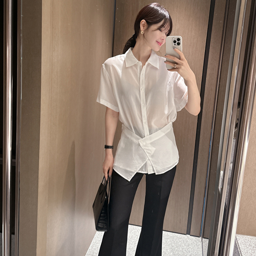 Hive wrap shirt