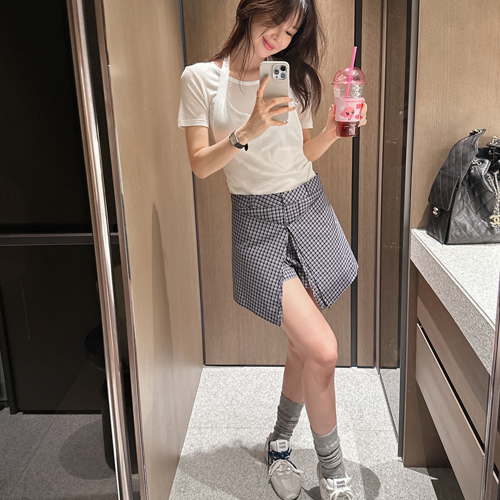 Block wrap pants