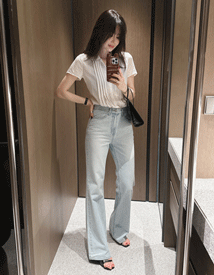 Zeno light boots-cut denim