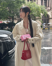 Melton burberry over coat