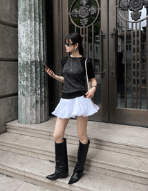 Swiz mini volume skirt
