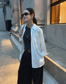 Asch loose-fit shirt