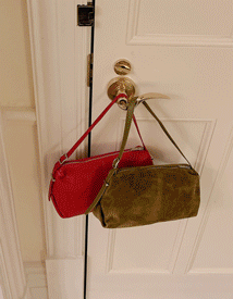 Says sheepskin bag
