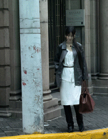 Rivet over-fit leather jacket