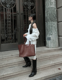 Cathy open blouse