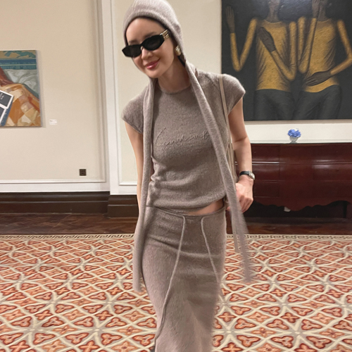 Find two-piece jasu knit