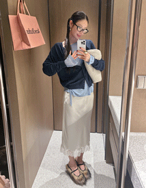 Romeo satin skirt