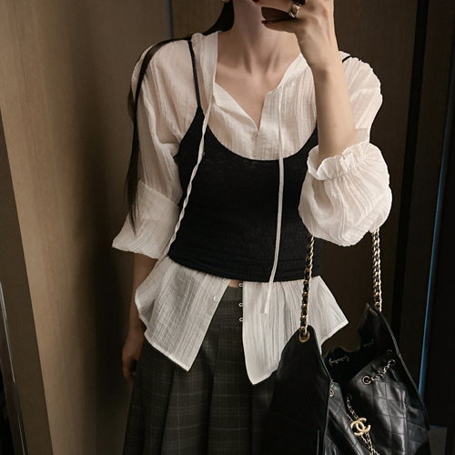 Rimo wool span sleeveless