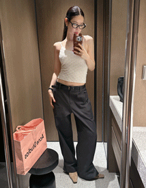 Rimo wool span sleeveless