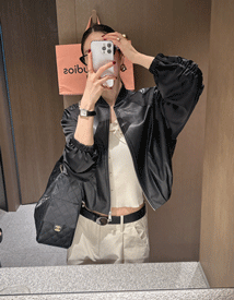 Harry satin blouson