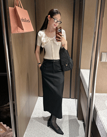 Kanna slit skirt