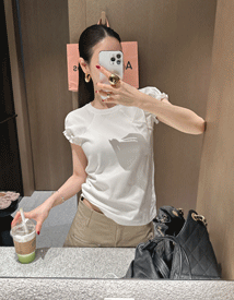 Landy puff tee