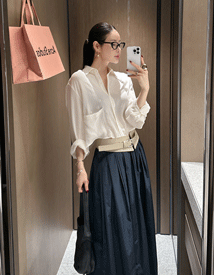 Margaret crop blouse