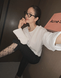 Breeze back point tee