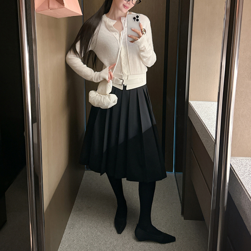 Nath pleats skirt