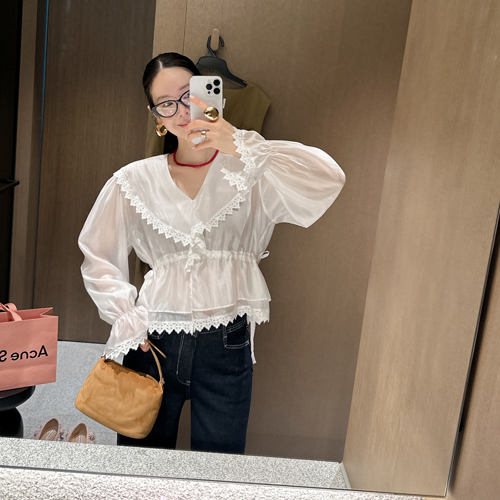 The hill collar blouse