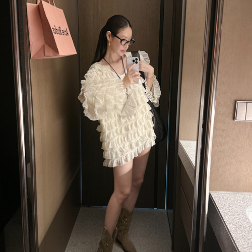 Reveille frill dress