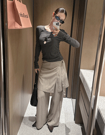 Rich wrap skirt