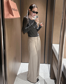 Rich button pants