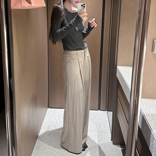 Rich button pants