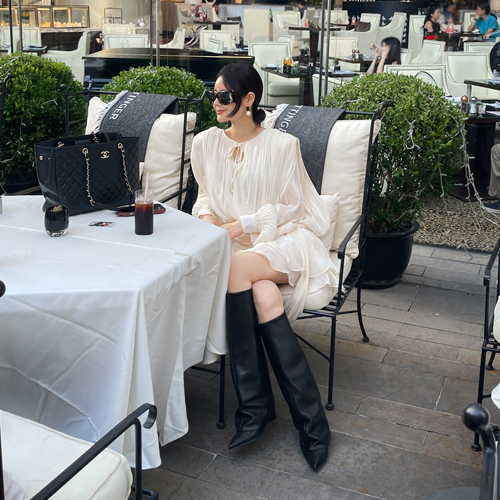 Jacob glossy volume dress