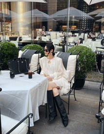 Jacob glossy volume dress
