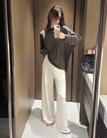 Tension magic wide pants