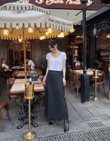 Levo maxi long skirt