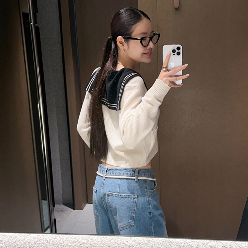 Soda marine knit cardigan