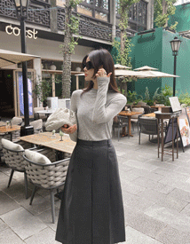 Moos wool slim tee