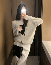 Cat jinju wool knit