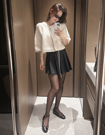 Kinder crop cardigan