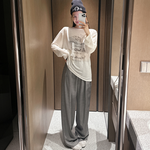 Nomade pin-tuck pants