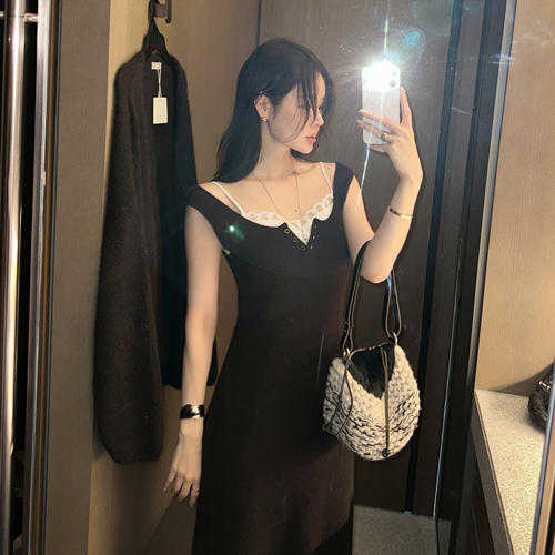 Duel robe wool dress