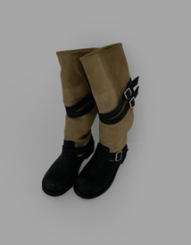 Howell mix buckle boots ♩