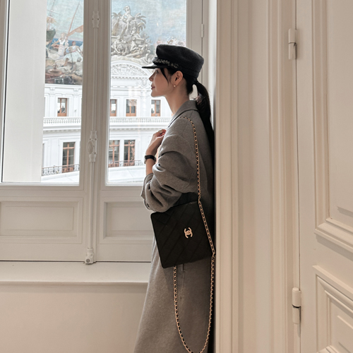 Andy slim-fit handmade coat