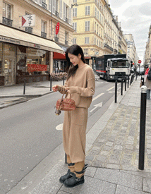 Arcade button knit pants