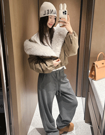 Dunble fox fur padding