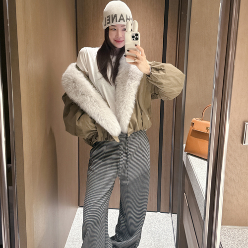 Dunble fox fur padding